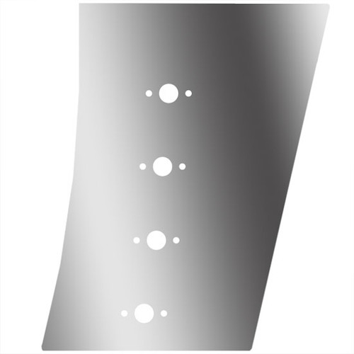 3 Inch Stainless Steel Wide Cowl Panels W/ 8 P3 Light Holes For Peterbilt 388 123 BBC