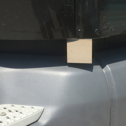 Large IFTA Panel Double Permit Holder For Peterbilt 579 2013-2021