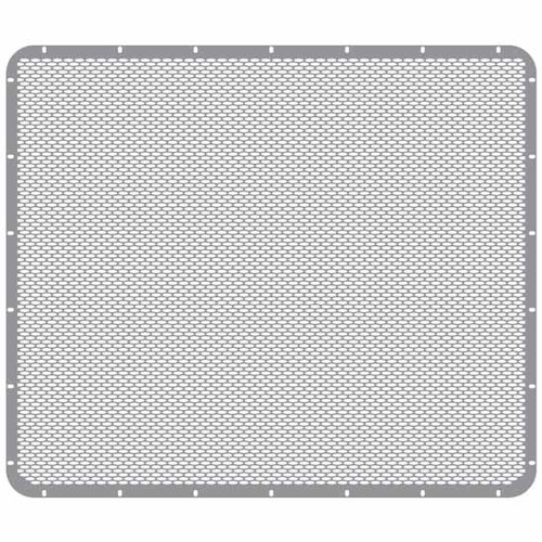 Stainless Steel Punched Grille W/ Oval Holes For Peterbilt 389