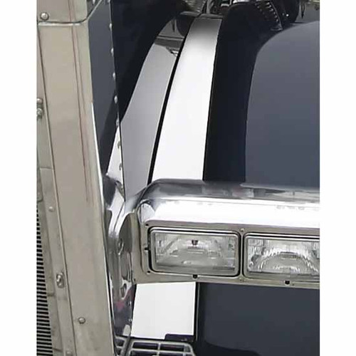 Peterbilt 379 TPHD Stainless Steel Top Inner Fender Trim