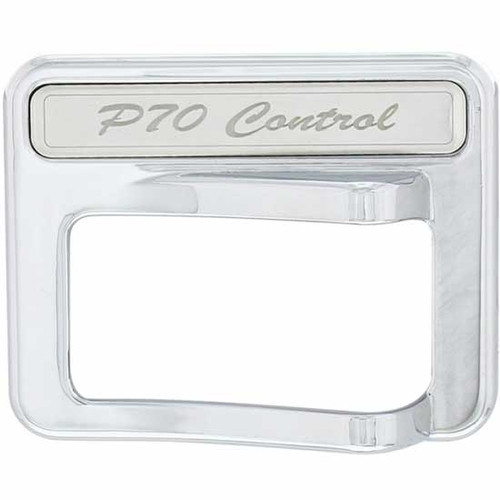 Chrome Plastic Rocker Switch Cover - PTO Control For Peterbilt 567, 579, 587 2012-Newer