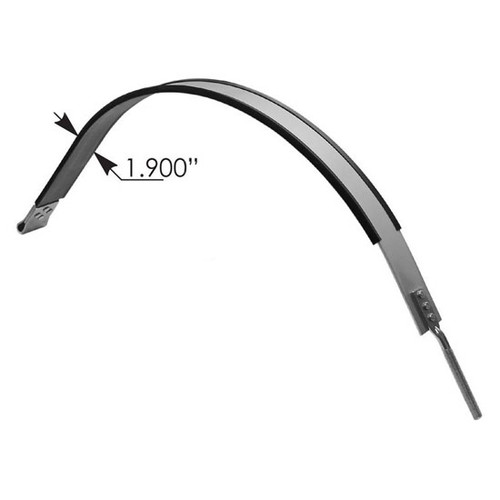 BESTfit 1.9 Inch Stainless Steel Fuel Tank Strap Replaces K84-1013-002 For Kenworth 22 Inch Tanks