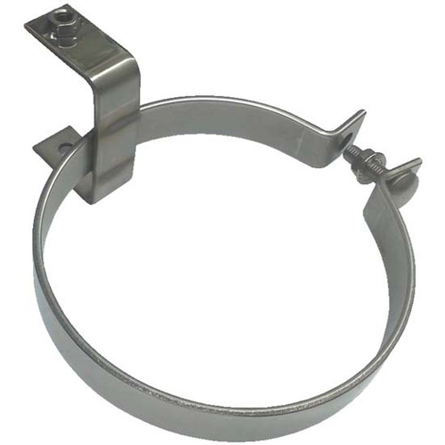 BESTfit 6 Inch Stainless Steel Top Cab Mount Exhaust Bracket, Passenger Side