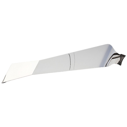 7 X 11 Inch Stainless Steel Might Wicked Drop Visor By 12 Gauge Customs Fits Kenworth T800 W900