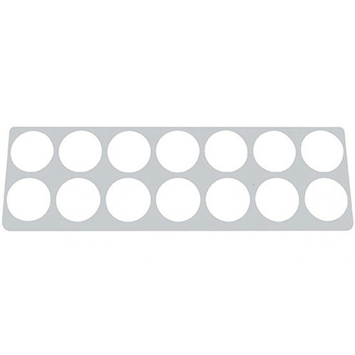 Stainless Dash Panel Gauge Trim 14 Holes For Kenworth