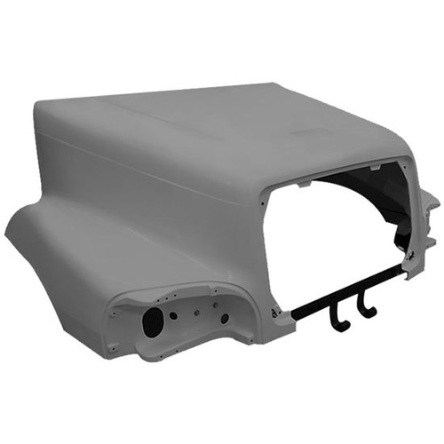 Fiberglass Hood Shell W/ 55 Inch Centerline & Fenders By TPHD Replaces A17-15092-002 Fits Freightliner Century C120