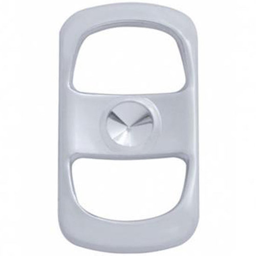 Chrome Plastic Rocker Switch Cover Indented For Jewels For Freightliner