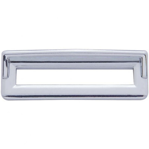 Chrome Label Covers W/ Visor For Freightliner FL120, FLD132, FLD112, FLD120 - Pack Of 6