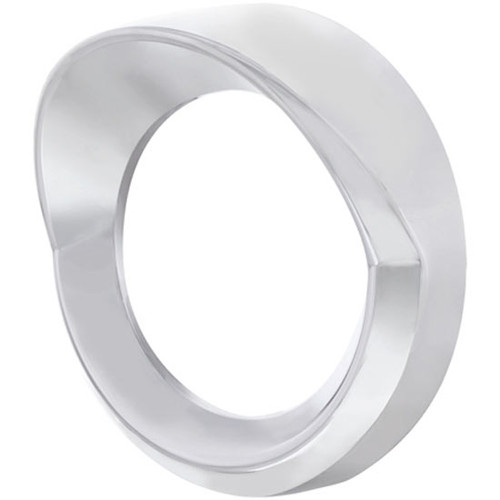 Chrome Small Gauge Cover W/ Visor For Freightliner Cascadia 116, 126 2018-Current