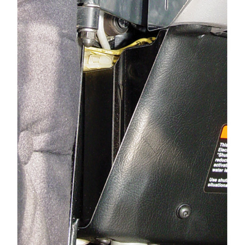 Freightliner TPHD Stainless Steel Lower Dash End Trim - Driver Side
