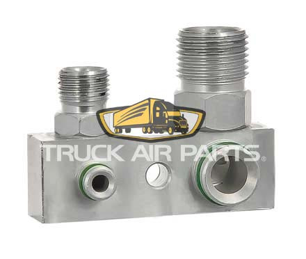 08-3625 MEI Truck Air Compressor Manifold Alum.