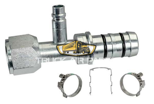 08-6039E MEI Truck Air EZClip Fem. O/R Fitting W/Port