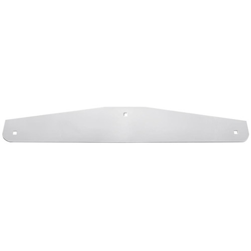 4 X 24 Inch Chrome Bottom Mud Flap Plate Bolt Thru