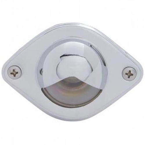 Chrome License Light For 2. 5/8 Inch Mount