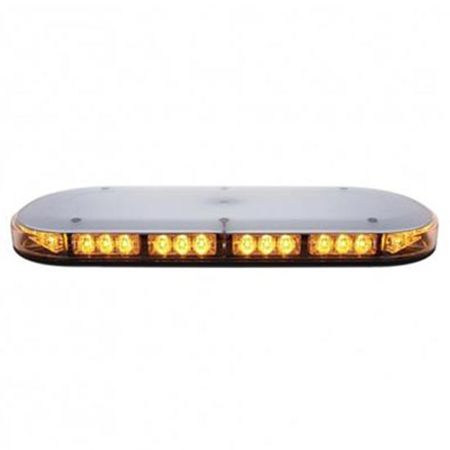 42 High Power LED Micro Warning Light Bar Magnet Mount - Clear Lens