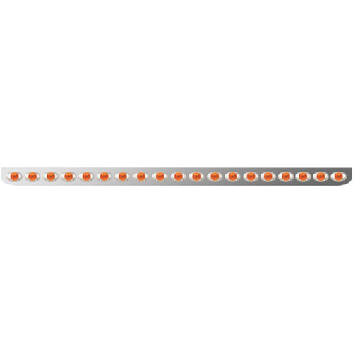 Stainless Steel Light Bracket W/ 19 P3 Amber/Amber LEDs