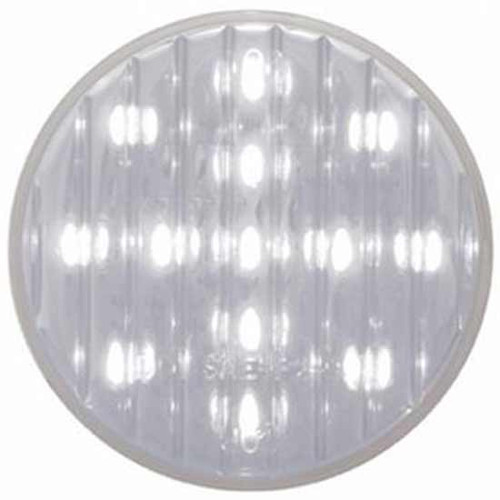 2.5 Inch Round 13 LED Aux. Utility Light - White LED / Clear Lens