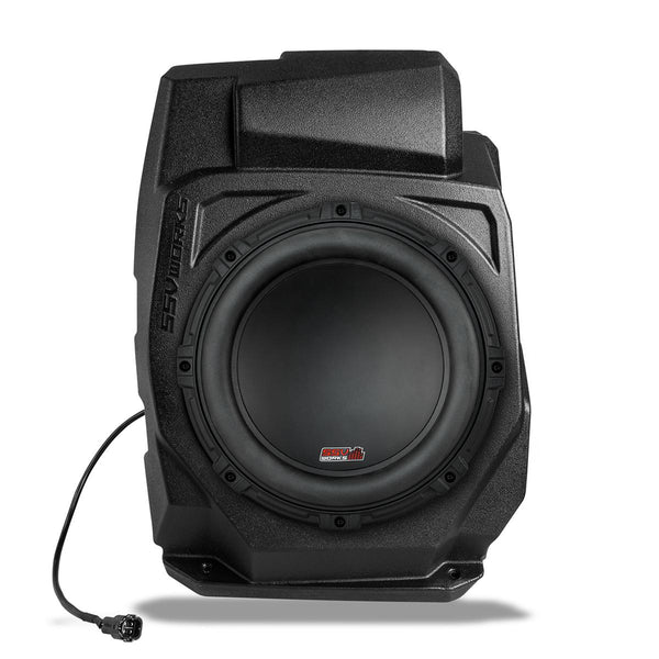 SSV Works 250-RZ5-UDP10U Ported Under-Dash 10" Subwoofer Enclosure for Polaris RZR Pro XP, Pro R & Turbo R