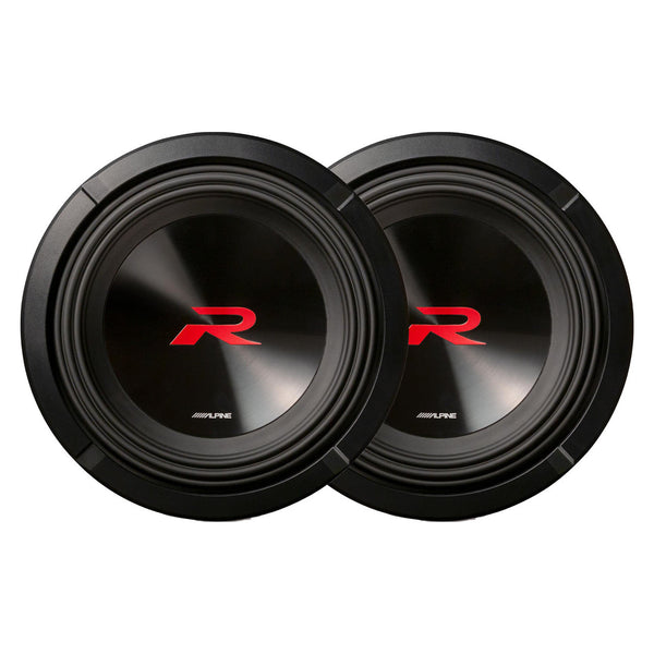Alpine 2-R2-W12D2 Next-Generation 12" R-Series Subwoofers with Dual 2-Ohm Voice Coils