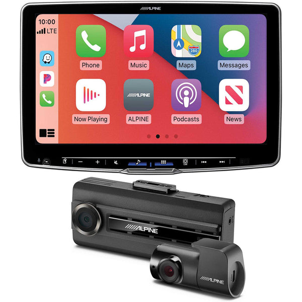 Alpine ILX-F511 Halo11 11" Multimedia Receiver with DVR-C310R Alpine Dash Camera