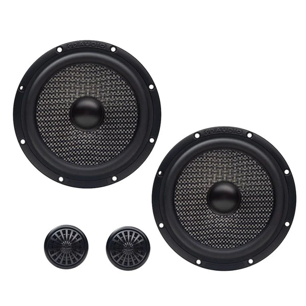 6.5" 65W RMS 2-Way Neodymium Component Speaker Set DD Audio C Series