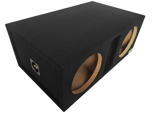 Elite Audio EBOX-SVD10SPL | Dual 10" Subwoofer Enclosure – 35Hz SPL Port, Heavy-Duty MDF, Carpet Finish