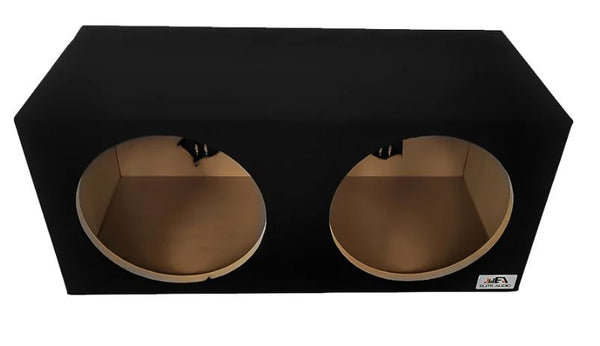 ELITE AUDIO EBOX-SSD12 | Single 12" Sealed Subwoofer Enclosure - Plush OEM-Grade Carpet, 3/4" MDF, Braced Design, and Spring-Loaded Terminals for Maximum Durability & Precision Bass