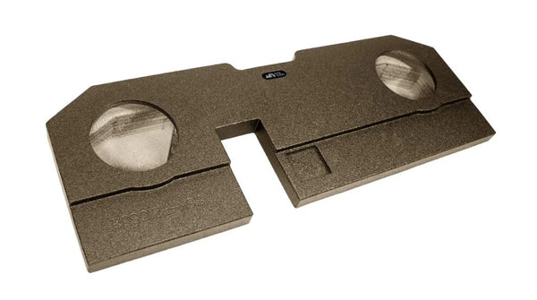 Elite Audio | Dodge RAM Enclosures - 2019+ Heavy Duty 2500 / 3500 Classic Body Dual 8" Ported - USA Made Subwoofer Box with Bed Liner Spray Finish