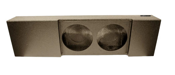 Elite Audio Enclosures | Ford F-150 Crew Cab 2009+ Dual 12" Deluxe - USA Made Subwoofer Box with Bed Liner Spray Finish