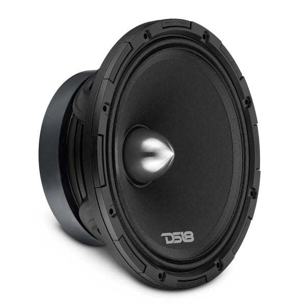 PROJECT360 8” High-Sensitivity Mid-High Loudspeaker with Bullet - 300W RMS 4-Ohm - Rotating Recone Design For Quick Repair