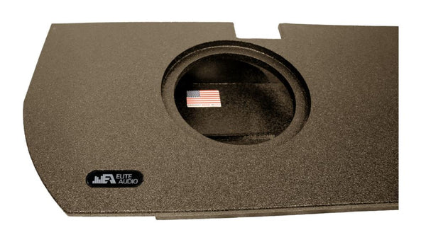 Elite Audio Enclosures | Toyota Tundra 2022+ Crew Cab Dual 12" Sealed - USA Made Subwoofer Box with Bed Liner Spray Finish