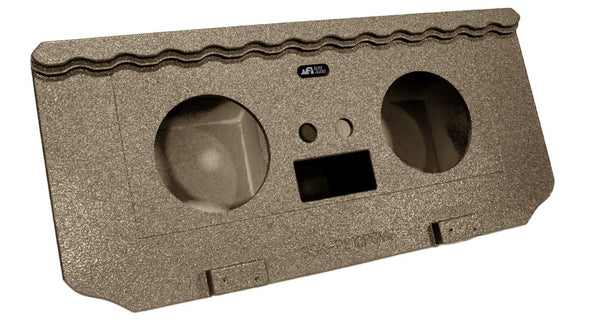 Elite Audio Enclosures | GM Cadillac Escalade EXT 2002-2013 Dual 15" Ported - USA Made Subwoofer Box with Bed Liner Spray Finish