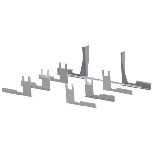 Mounting Bracket Kit for Single Radius Fiberglass Fenders on Peterbilt Low-Air Leaf Suspension