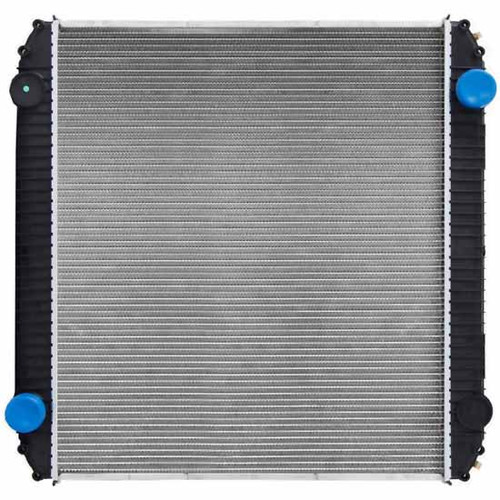 BESTfit Plastic Aluminum 2 Row Radiator W/ Frame 27.562 X 31.812 X 2.62 Inch Replaces 1003682BS, 1050190 Fits Thomas Bus Saf-T-Liner HDX