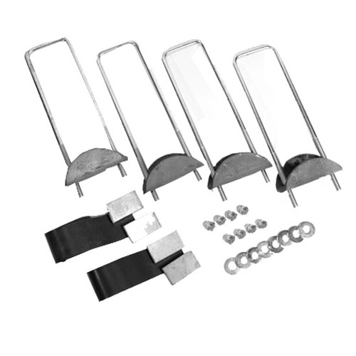 Merritt 14 Inch Northern-Light U-Bolt Cab Rack Clamp Kit