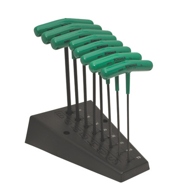 Bondhus 8-Piece T9-T40 Graduated Star Tip T-Handle Set w/Stand (33034)