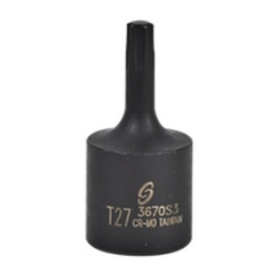 Sunex 3/8" Drive Internal Star Impact Socket, T27 (3670S3)