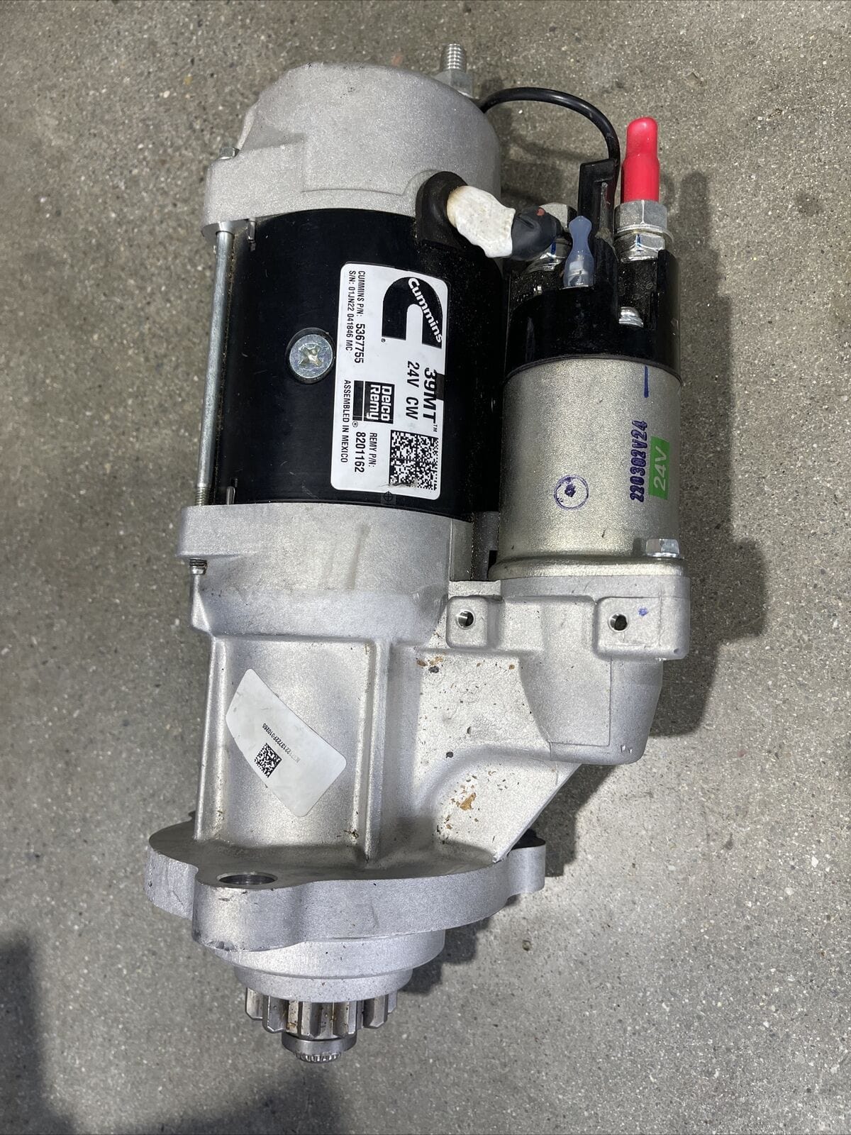 3675282RX | Genuine Cummins Starting Motor 39MT 24V