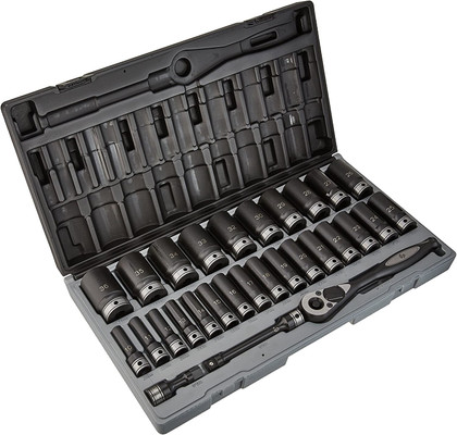 Grey Pneumatic 1/2" Dr. 29pc Metric Deep Duo-Socket Set 6pt (82629MD)