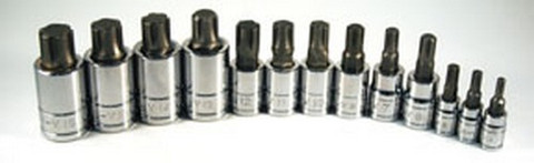 ATD Tools 13780 Ribe Bit Socket Set, 13 pc.