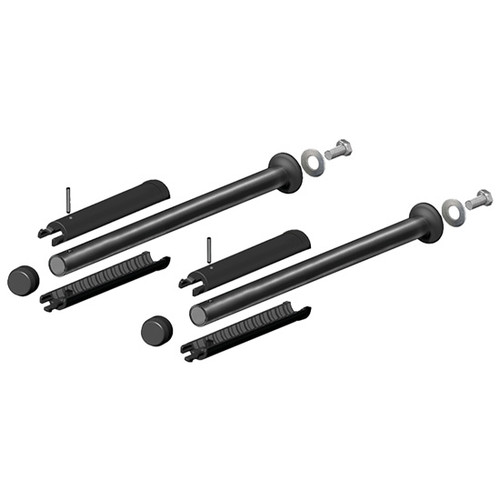 22.9 Inch Short Mounting Tube Kit For Black Poly Bawer Tool Box
