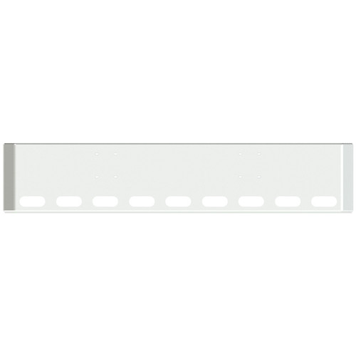 18 Inch Chrome American Road Runner Mitered Corner Bumper With 9 Oval Light Holes For International 9900I, 9900Ix