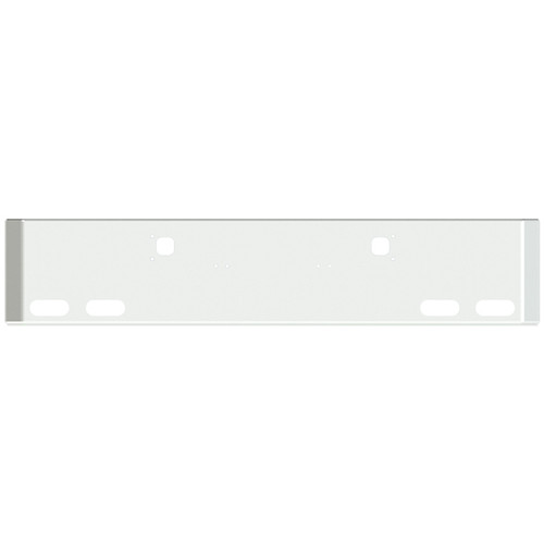 18 Inch Chrome American Road Runner Mitered Corner Bumper With Tow And 4 Oval Light Holes For Kenworth W900A 1967 - 1981