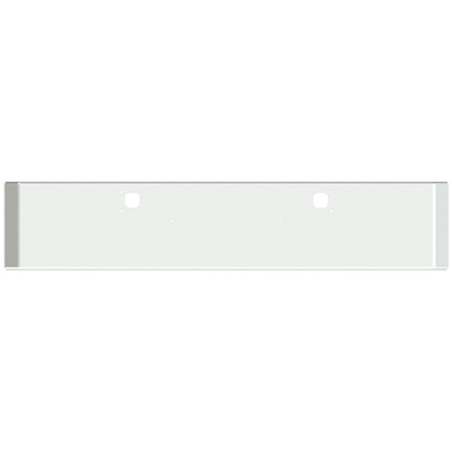 16 Inch Chrome Texas Mitered End Road Runner Bumper, 7 Gauge W/ Tow Holes For Kenworth W900B, W900L