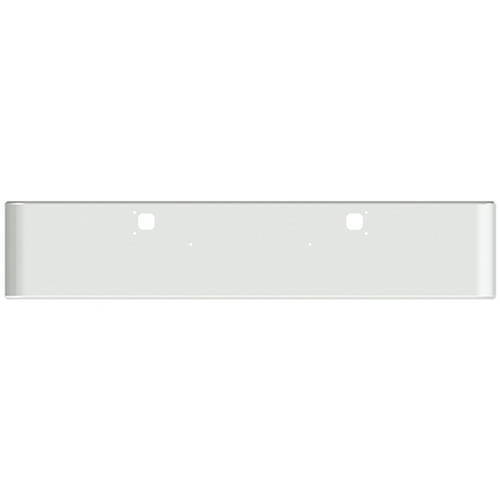 18 Inch American Eagle Rolled End Bumper W/ 8 Inch Ears Bumper W/ Mounting & Tow/Hitch Holes Stainless Steel For Kenworth W900L 1982-2010