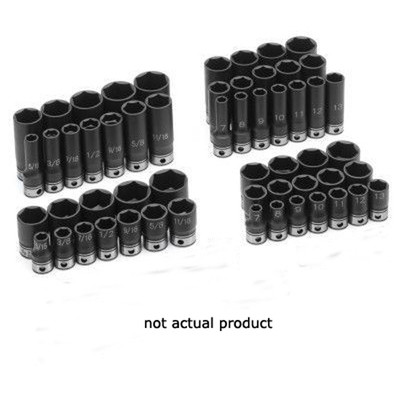 Grey Pneumatic 3/8" Drive x 11mm Standard Duo-Socket, 6 Point (81011M)