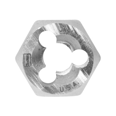 Irwin 3/8"-16 NC HCS Re-threading Hexagon Fractional Die (7234)