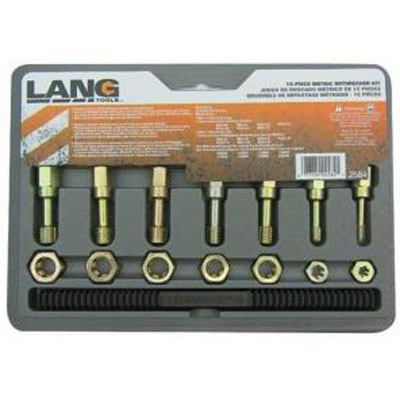 Lang Tools 15-Piece Metric Thread Restorer Set (2584)
