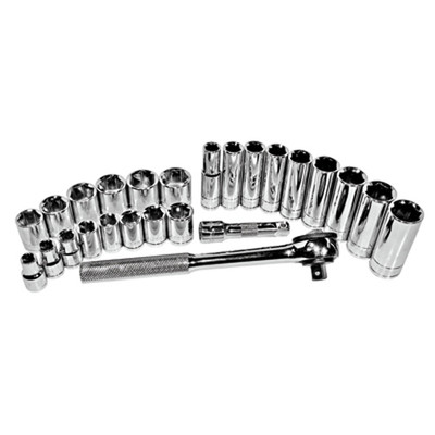 K Tool International 3/8" Drive 26-Pc Socket Set Metric (27000)