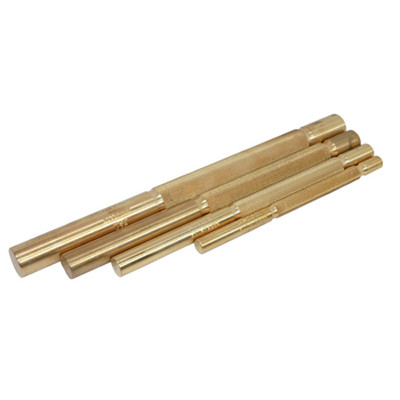 K-Tool Brass Punch Set 4 Pc 3/8", 1/2", 5/8", 3/4" (72980)